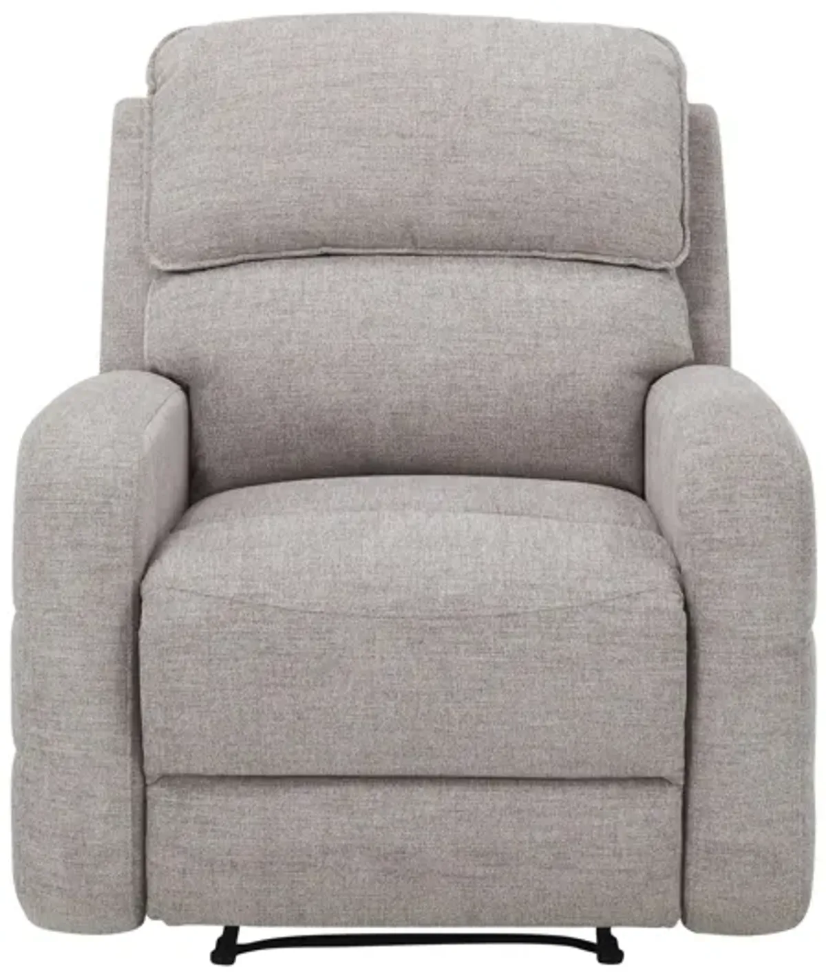 Everitt Chenille Power Recliner in Gray by Bellanest