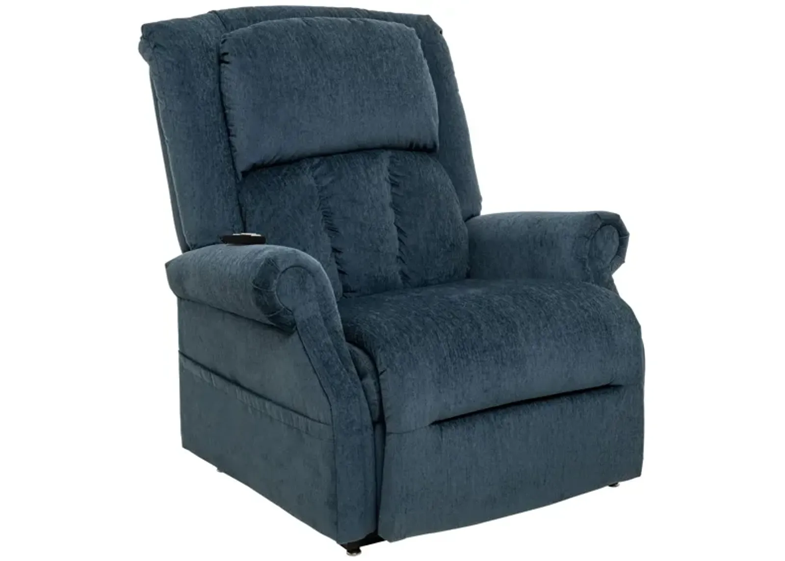 Barett Power Lift Recliner w/ Heat & Massage in Navy by Bellanest