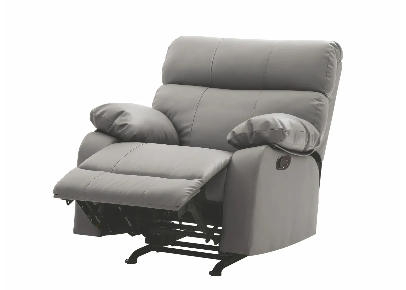 Manny Rocker Recliner in Gray by Glory Furniture