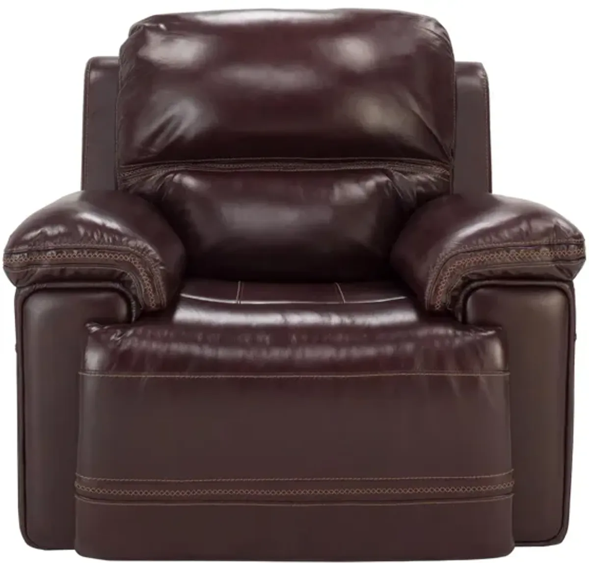 Harding Power Recliner w/Power Headrest in Brown by Davis Intl.