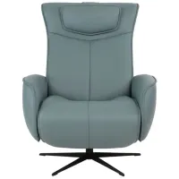 Axel Small Recliner in SL Ice with Black Star Base by Fjords USA