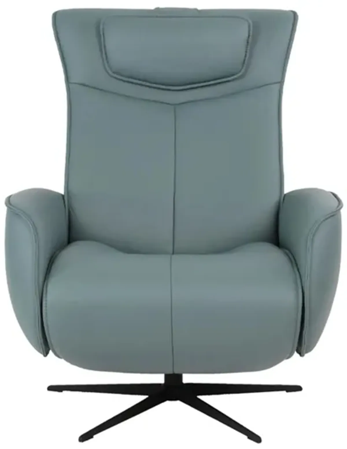 Axel Large Recliner in SL Ice with Black Star Base by Fjords USA