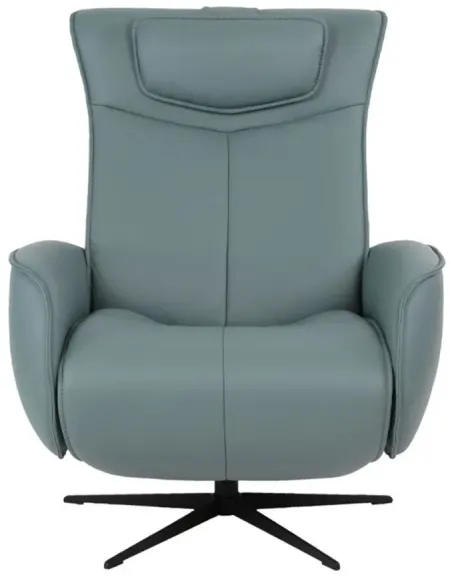 Axel Large Recliner in SL Ice with Black Star Base by Fjords USA