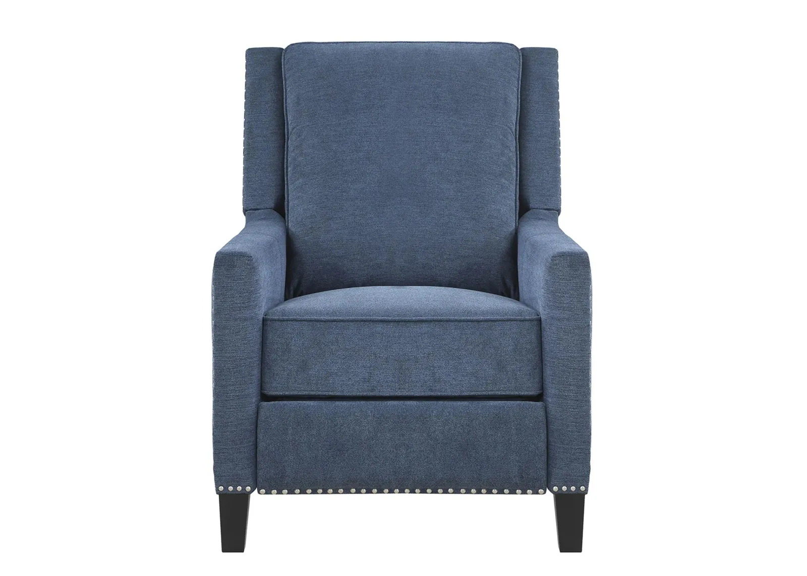 Laurel Push Back Recliner in Navy Blue by Homelegance