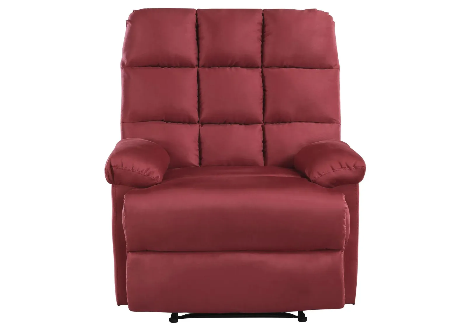 Cynthia Manual Recliner in Red by Homelegance