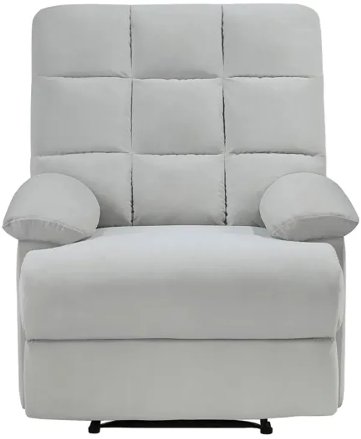 Cynthia Recliner in Light Gray by Homelegance