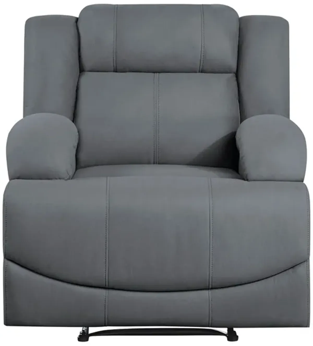 Brennen Recliner in Graphite Blue by Homelegance