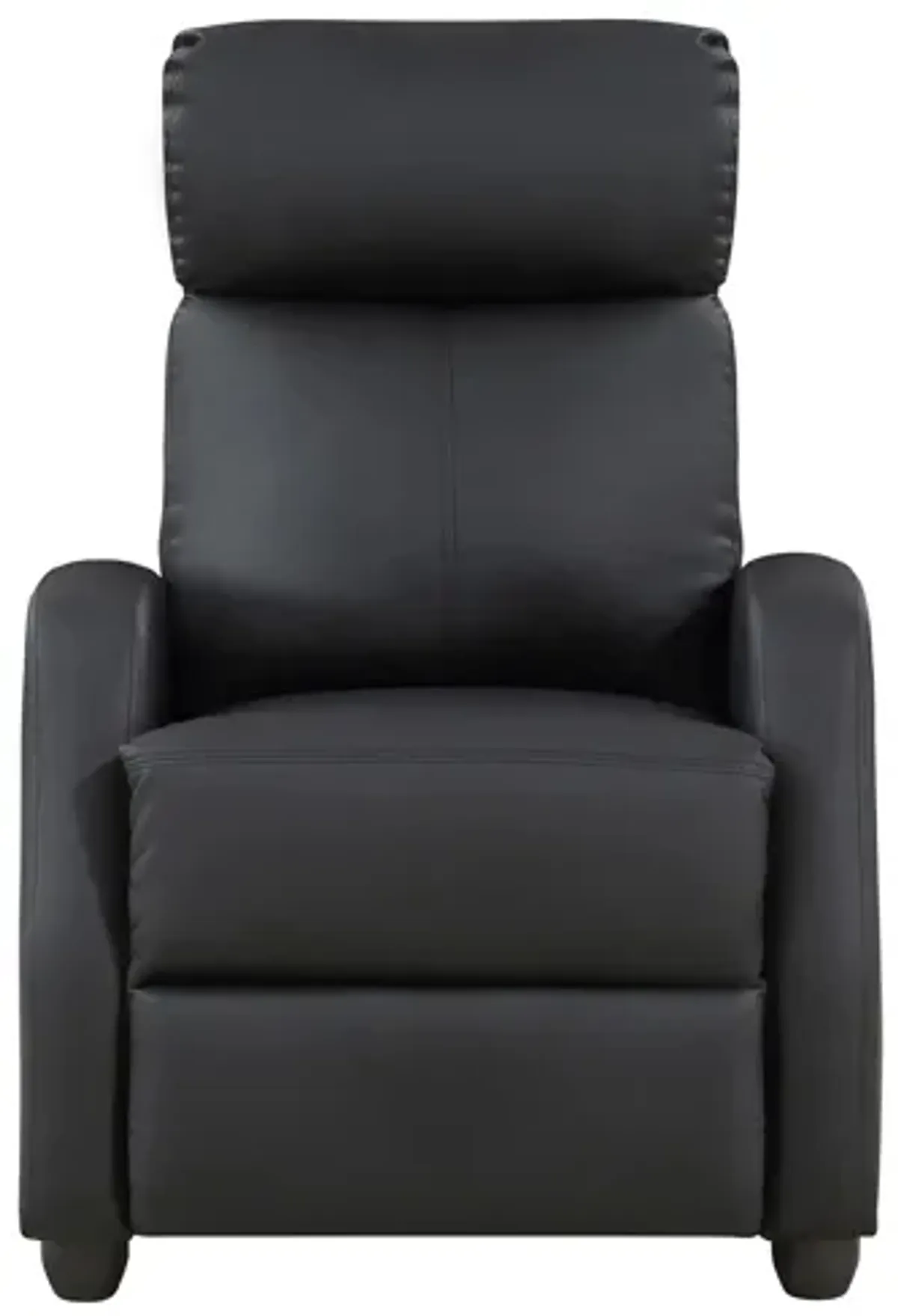 Driggs Push Back Recliner in Black by Homelegance