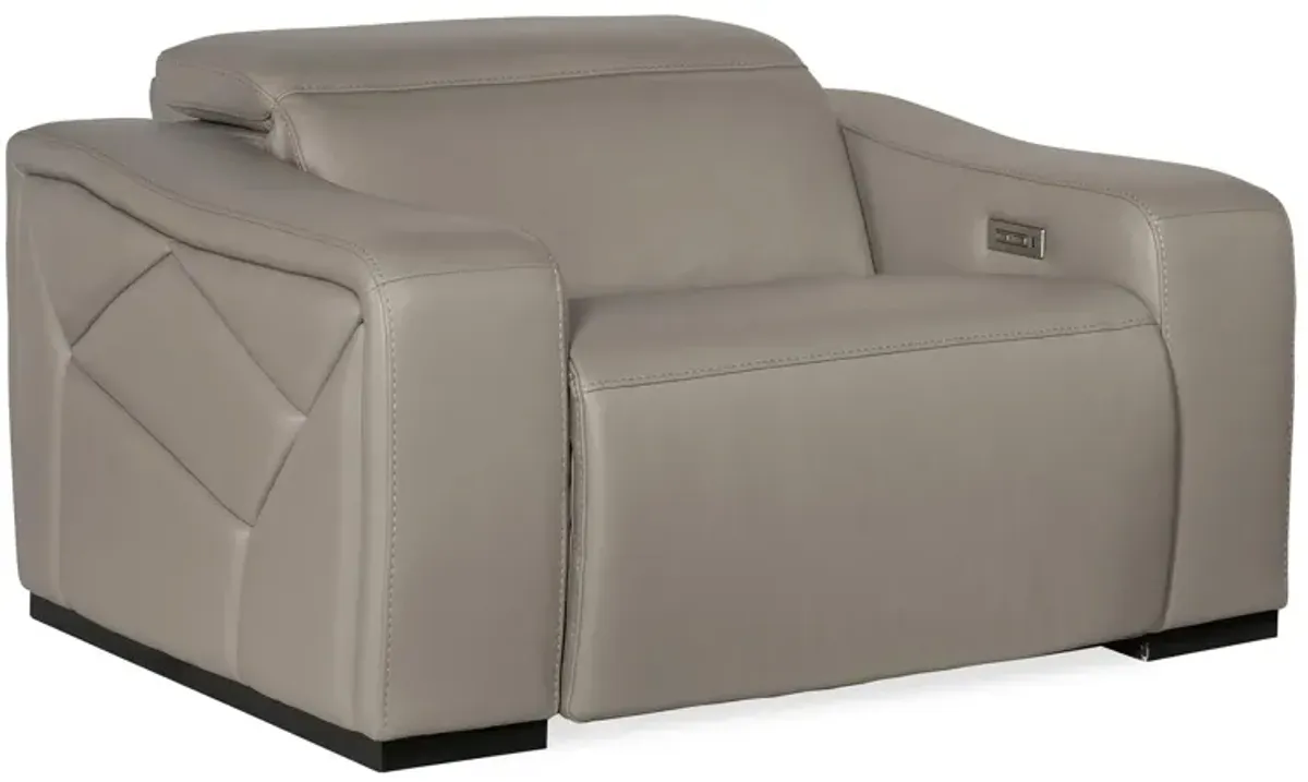 Oberon Power Recliner in Sorrento Dove by Hooker Furniture