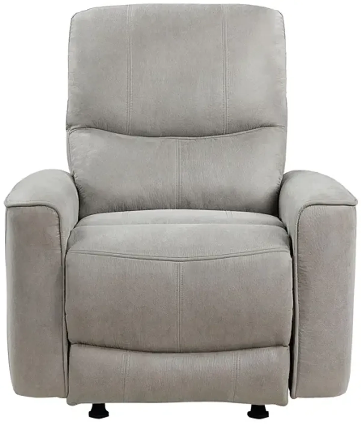 Edelia Rocker Reclining Chair in Gray by Homelegance