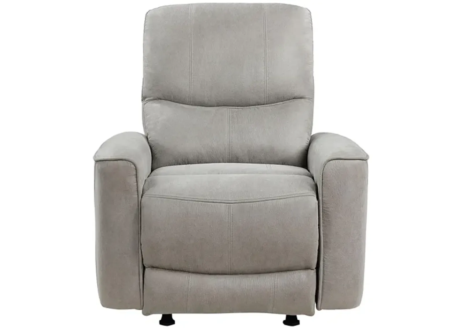 Edelia Rocker Reclining Chair in Gray by Homelegance