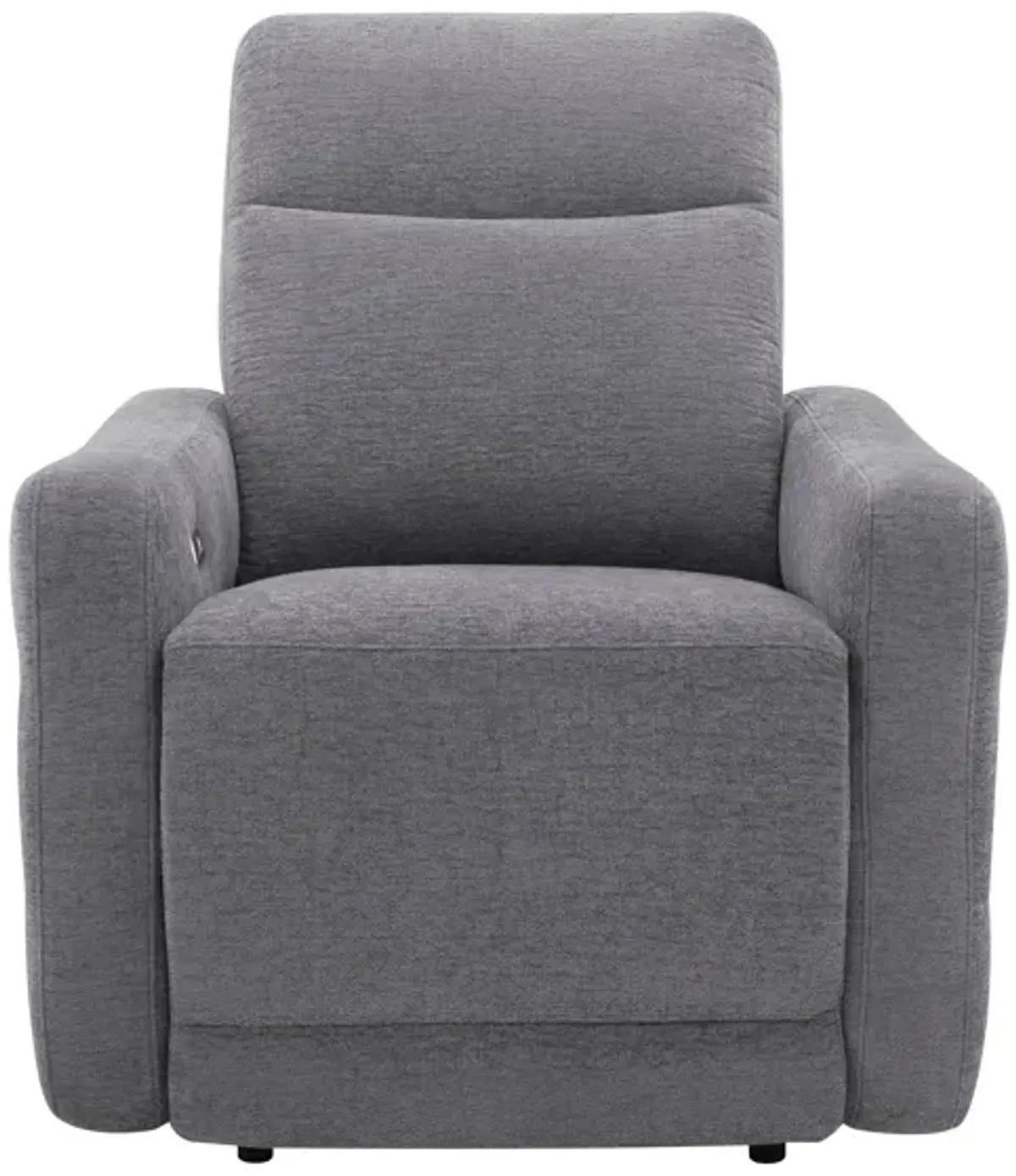 Yardley Chenille Power Recliner With Power Headrest And Lay Flat