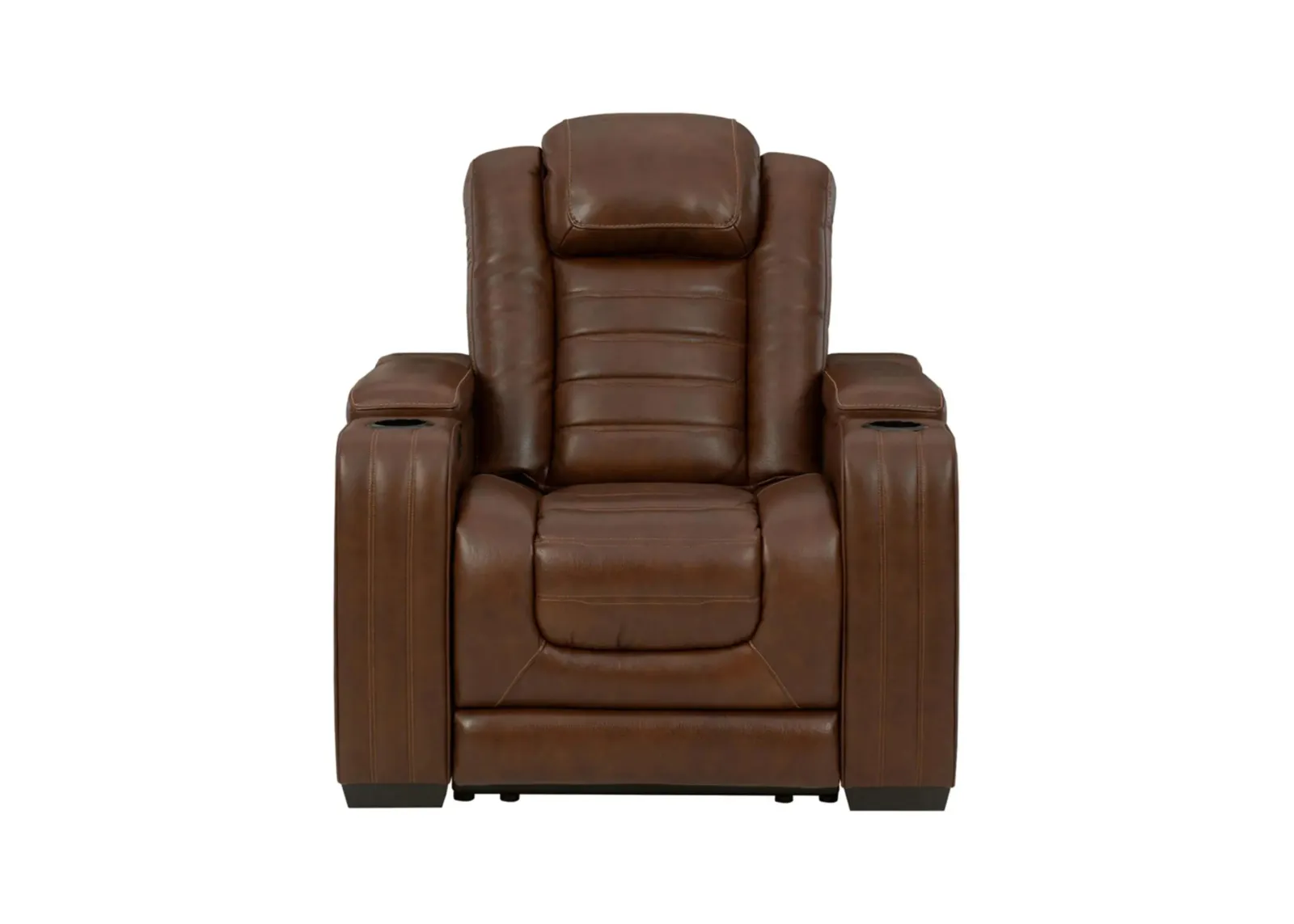 Backtrack Power Recliner with Adjustable Headrest in Chocolate by Ashley Furniture