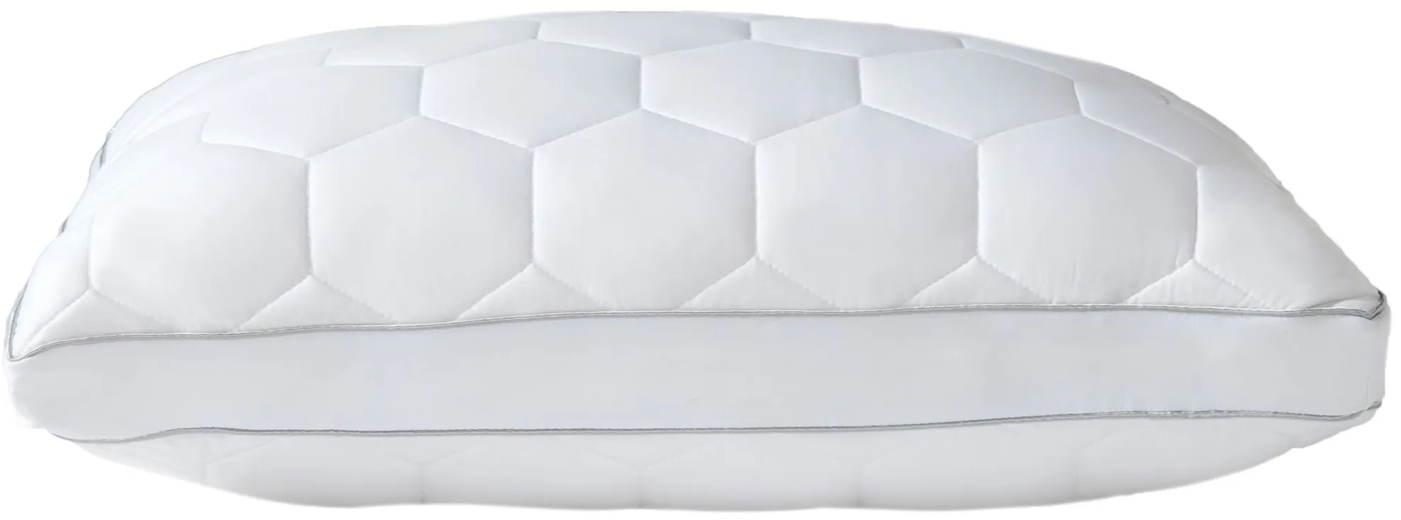 Elevated Performance by Sheex King Side Sleeper Pillow in White by Sheex Inc