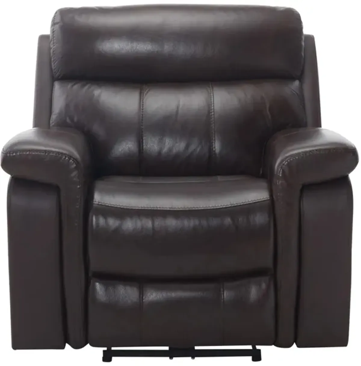 Xander Leather Power Recliner in Brown by Davis Intl.