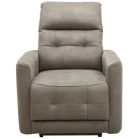 Laverne Microfiber Power Lift Recliner in Dove by Bellanest