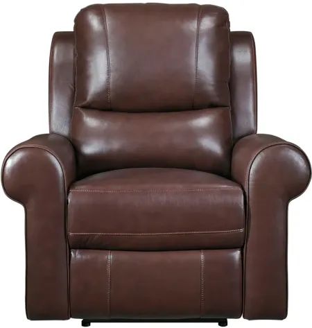 Fairview Power Reclining Chair in Brown by Homelegance