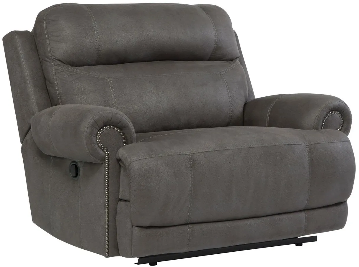 Romilly Recliner in Gray by Ashley Furniture by Raymour & Flanigan
