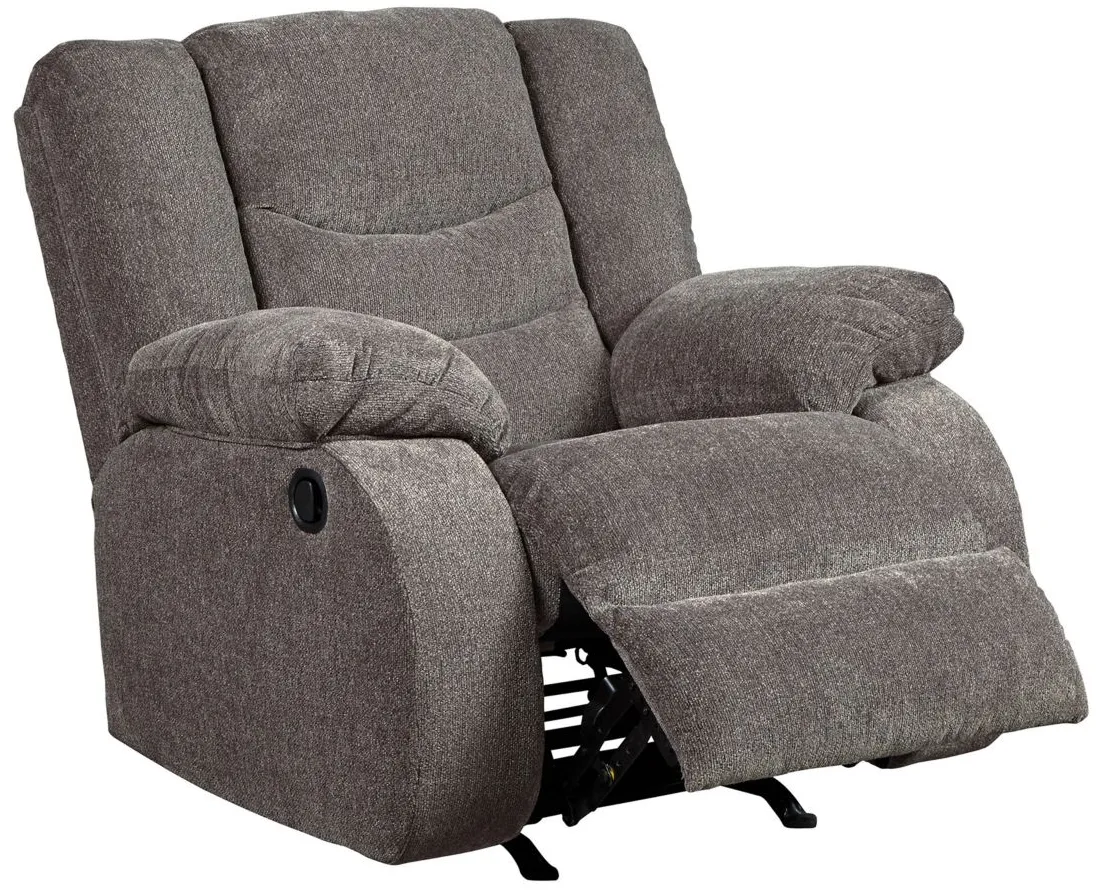 Southgate Rocker Recliner in Grey by Ashley Furniture