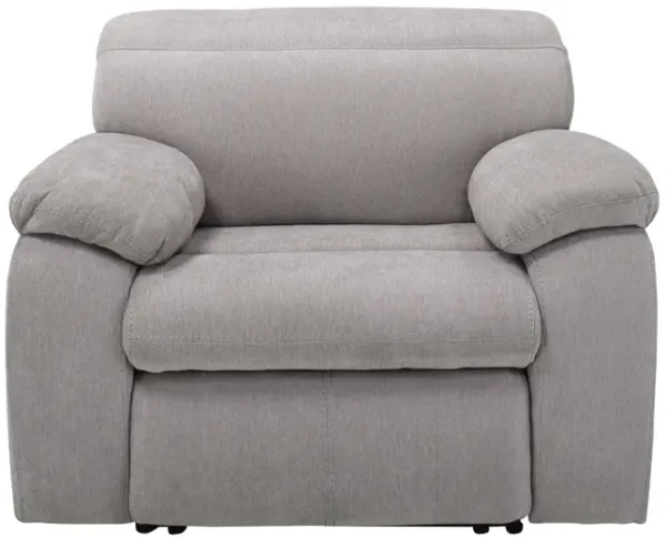 Enbright Microfiber Power Recliner w/ Ratchet Headrest