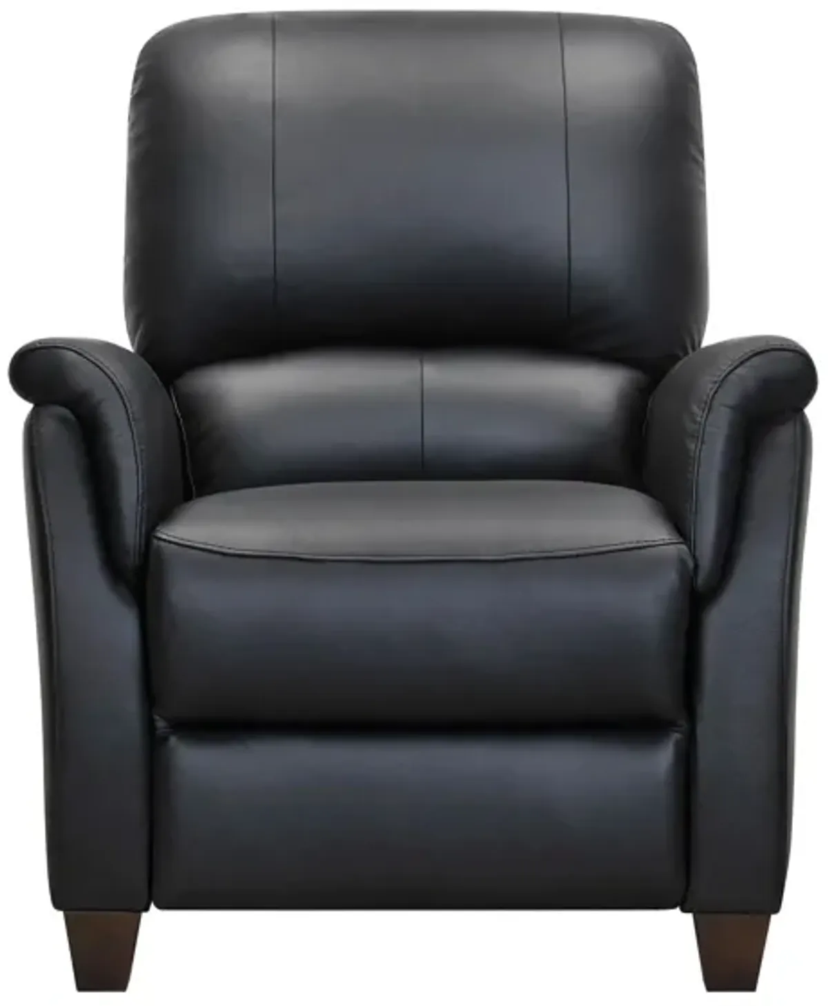 Harmony Leather Recliner in Atollo Black by Bellanest