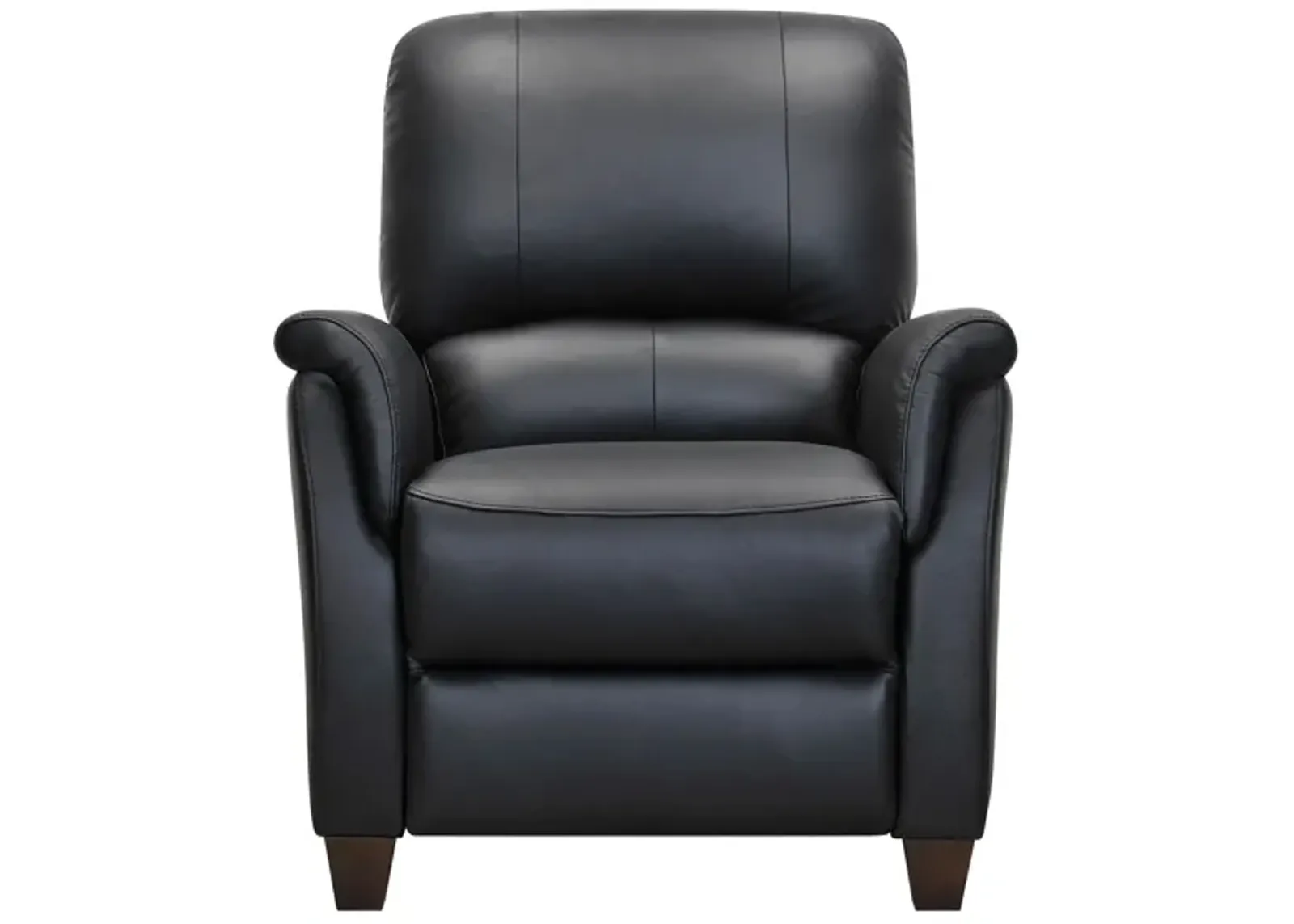 Harmony Leather Recliner in Atollo Black by Bellanest