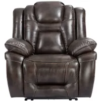 Oportuna Dual Power Recliner in Rich Brown by Steve Silver Co.