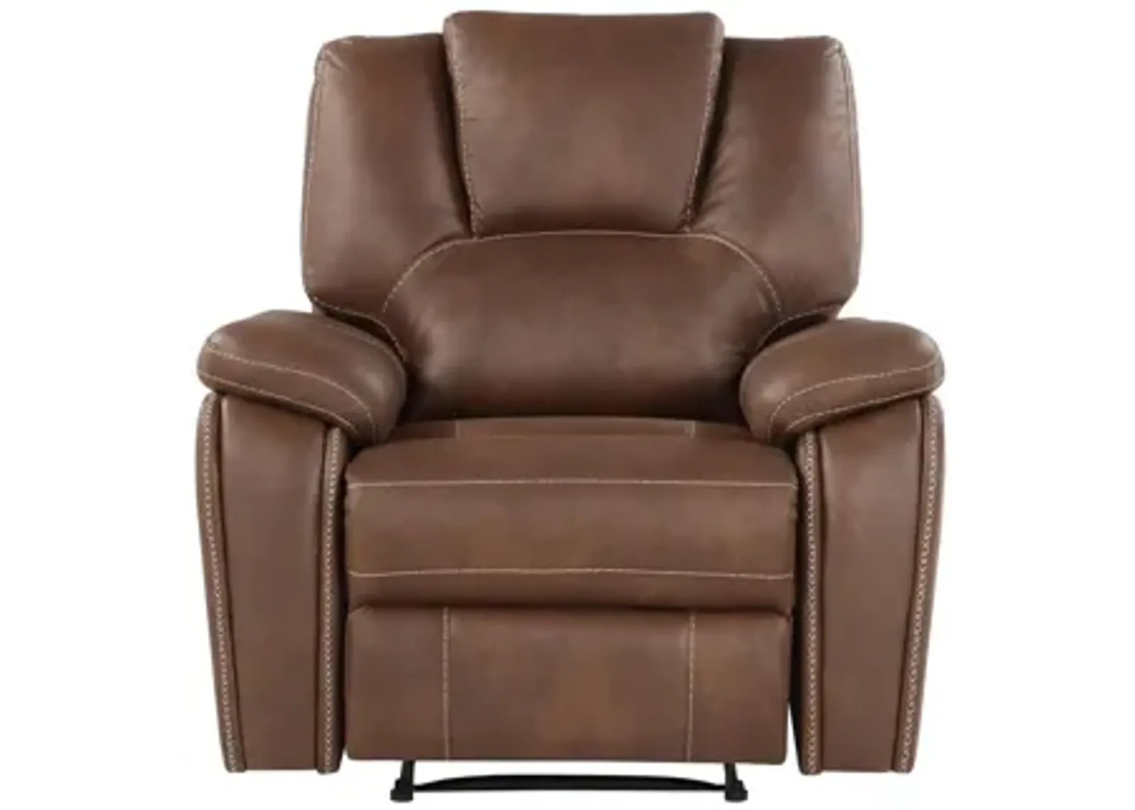 Katrine Manual Recliner in Brown by Steve Silver Co.