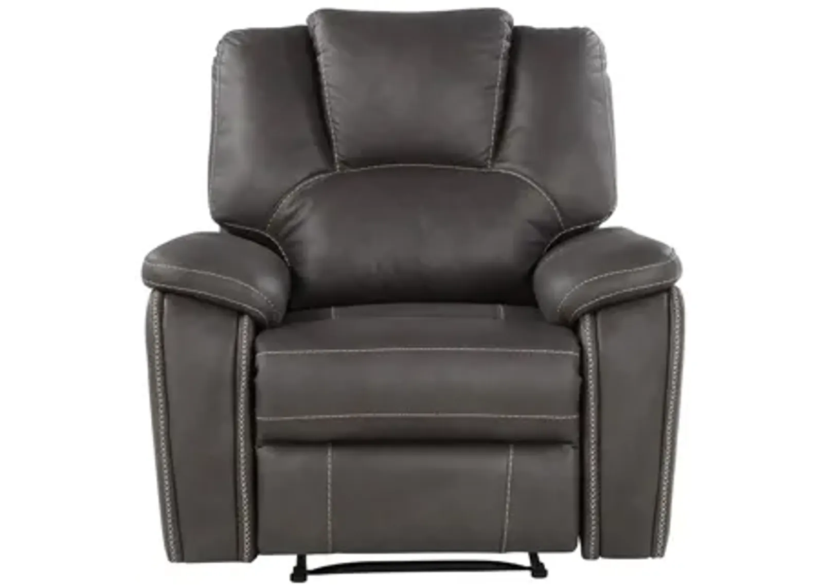 Katrine Manual Recliner in Charcoal by Steve Silver Co.