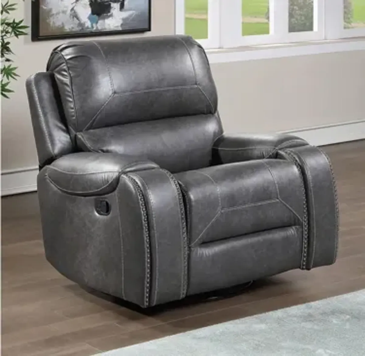 Keily Manual Swivel Glider Recliner Chair