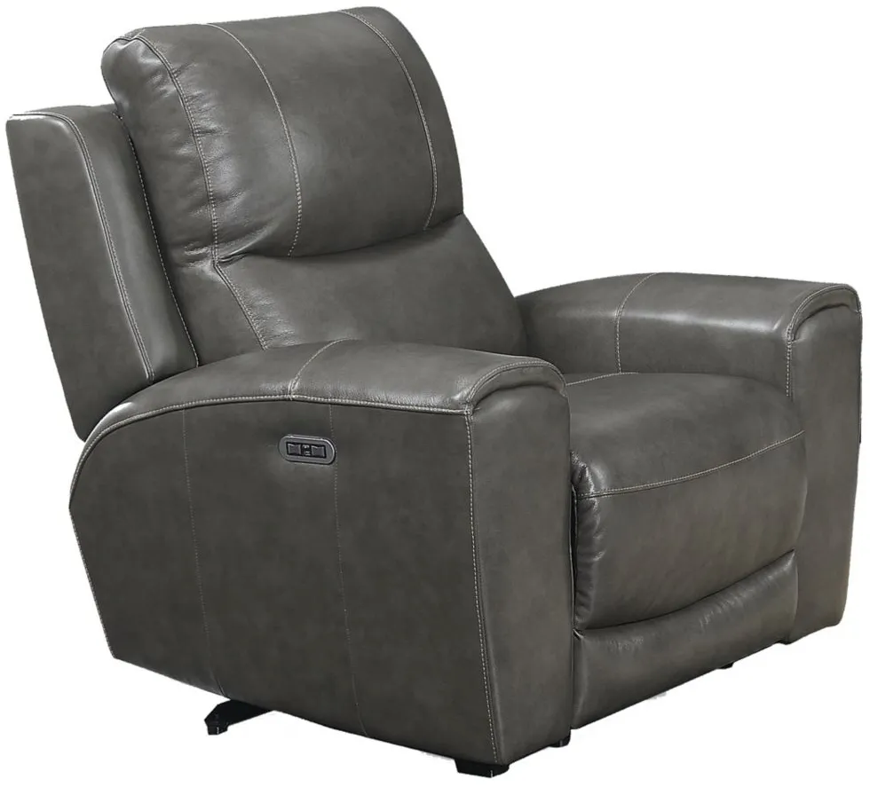 Laurel Power Reclining Chair in Gray by Steve Silver Co.