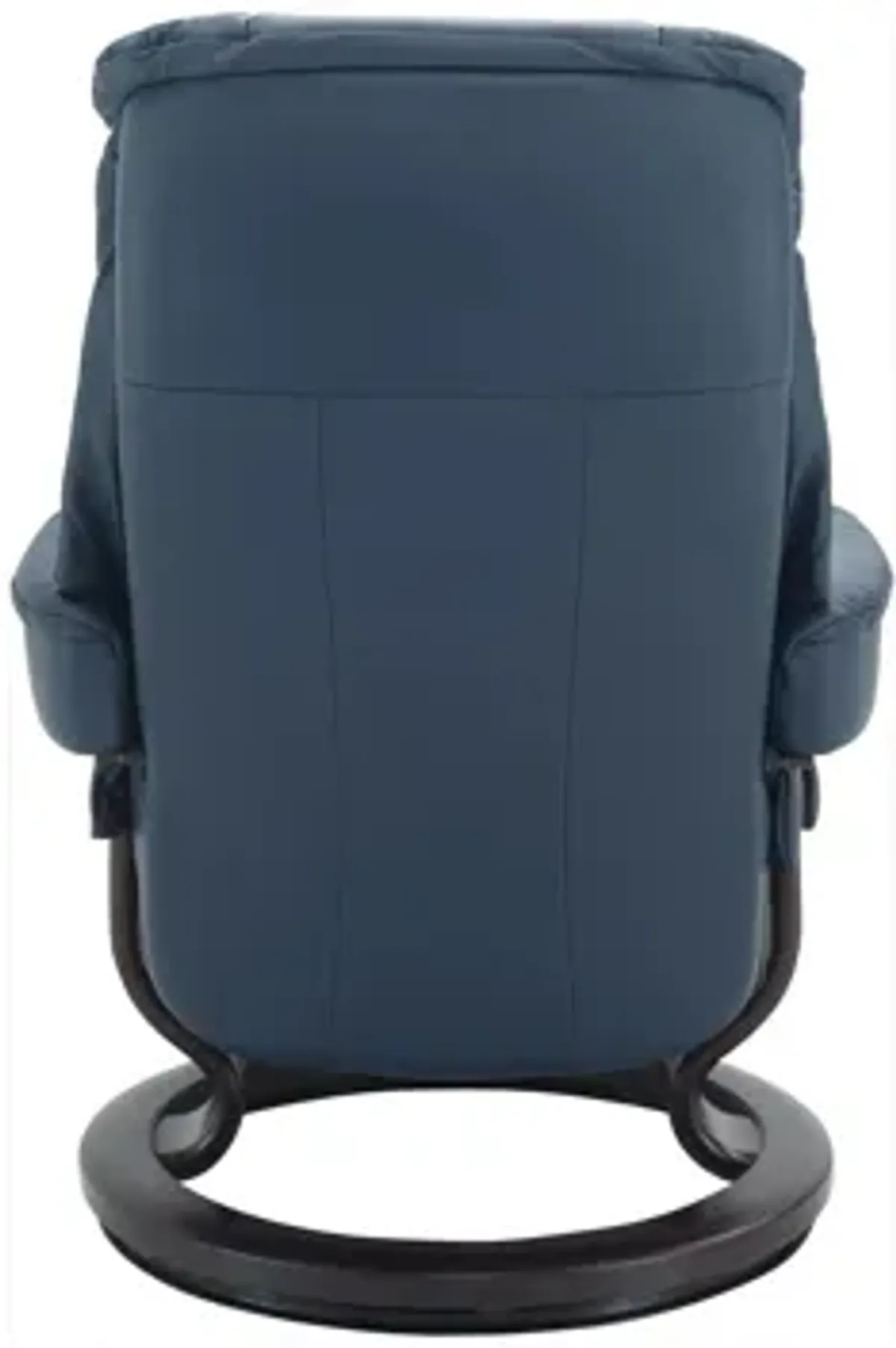 Stressless Mayfair Small Leather Reclining Chair and Ottoman