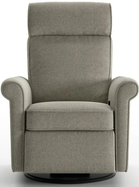Rolled Manual Recliner in Rene 03 by Luonto Furniture