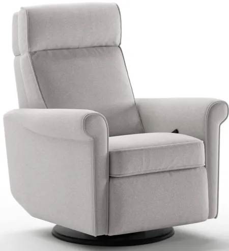 Rolled Manual Recliner in Rene 01 by Luonto Furniture
