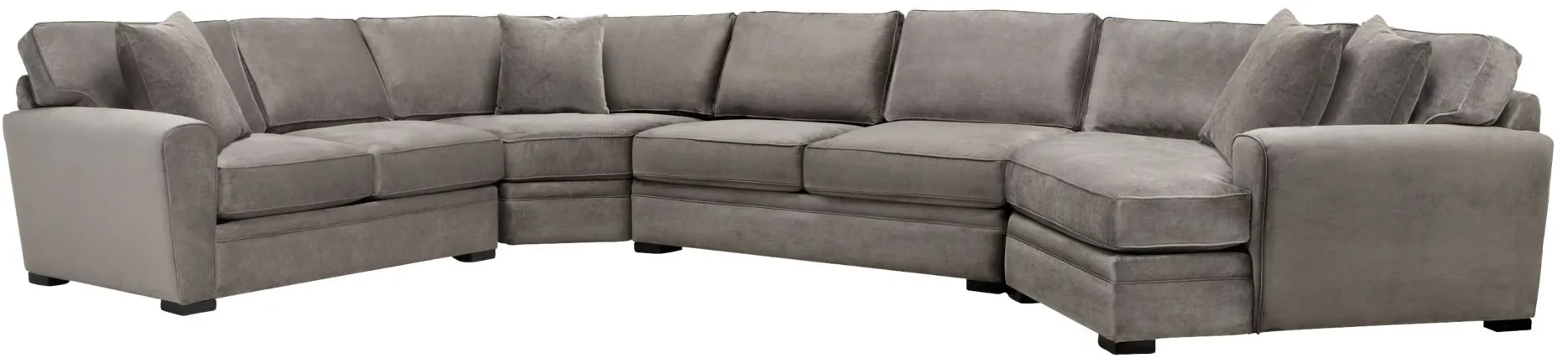 Artemis II 4-pc. Right Hand Facing Sectional Sofa in Vintage by Jonathan Louis