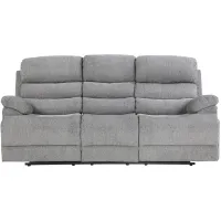Bryce Power Double Reclining Sofa w/ Power Headrests and USB Port in Gray by Homelegance