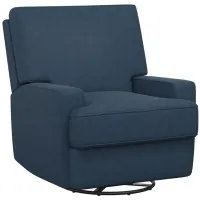 Raymond Recliner Chair in Dark Blue by DOREL HOME FURNISHINGS