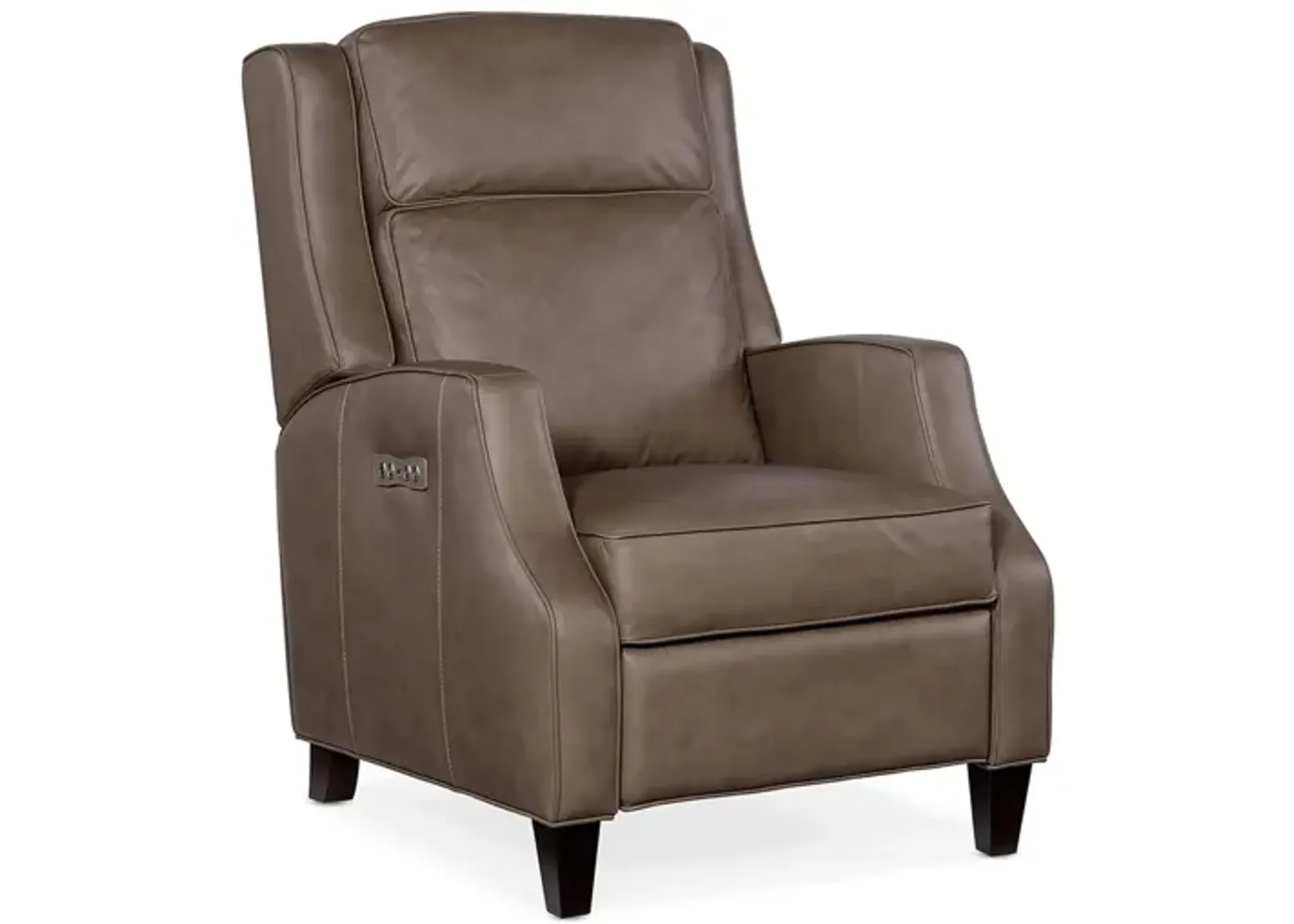 Tricia Power Recliner with Power Headrest in Grey by Hooker Furniture