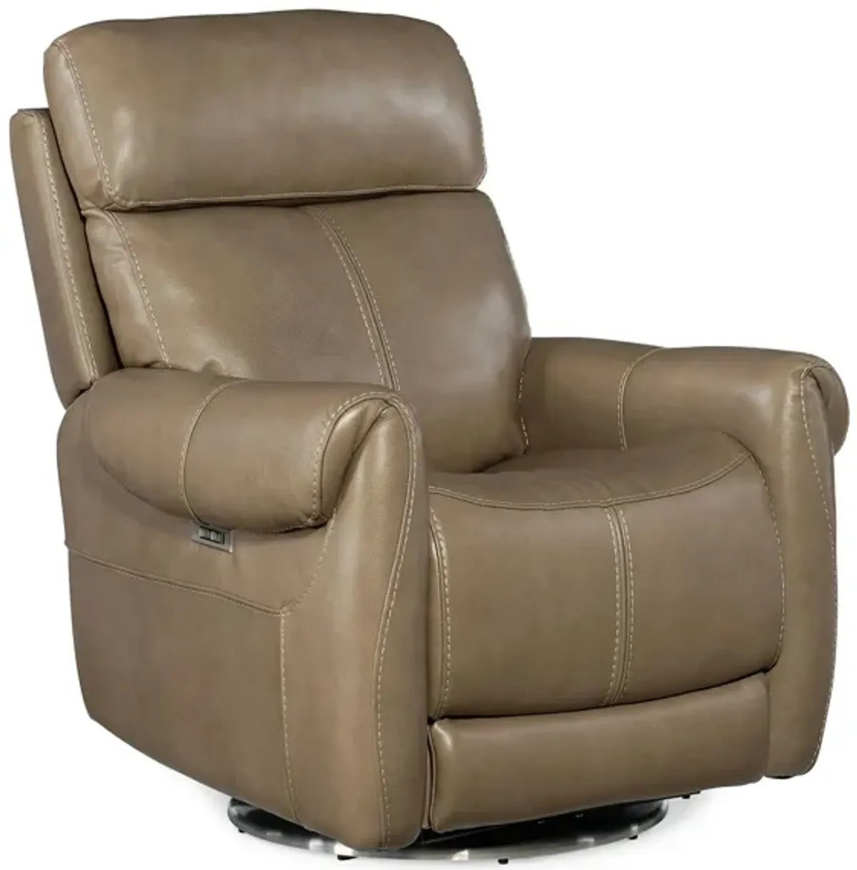 Sterling Swivel Power Recliner in Pesaro Clay by Hooker Furniture