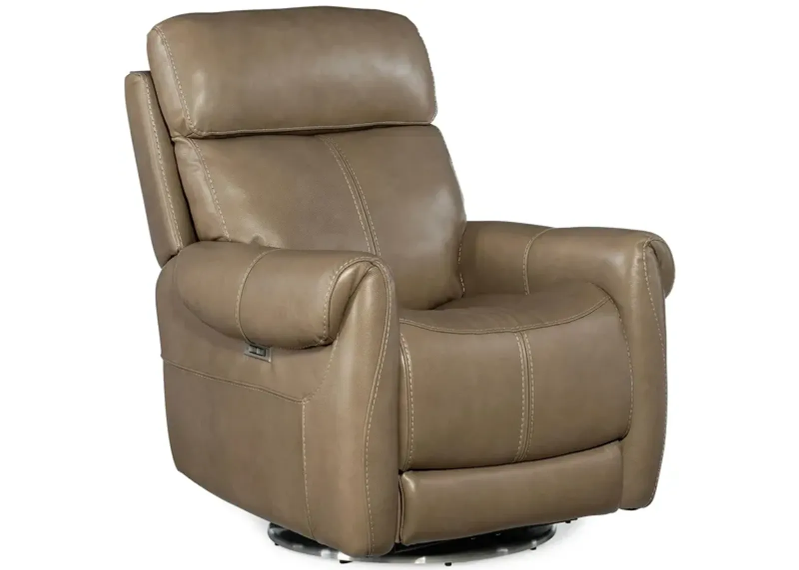 Sterling Swivel Power Recliner in Pesaro Clay by Hooker Furniture