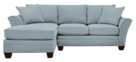 Foresthill 2-pc. Left Hand Chaise Sectional Sofa in Suede So Soft Hydra by H.M. Richards