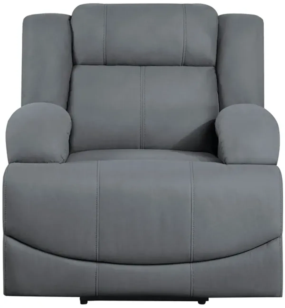 Brennen Power Recliner in Graphite Blue by Homelegance