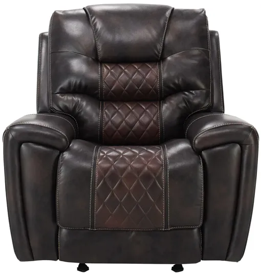 Corrigan Glider Recliner in Brown by Corinthian