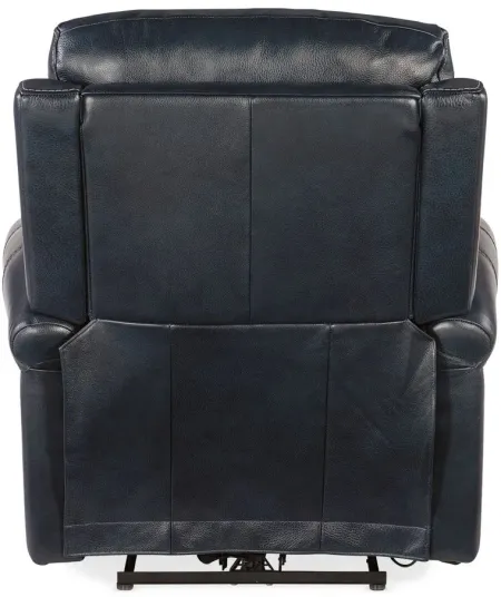 Eisley Power Recliner with Power Headrest and Lumbar in Sorrento Night Seas by Hooker Furniture