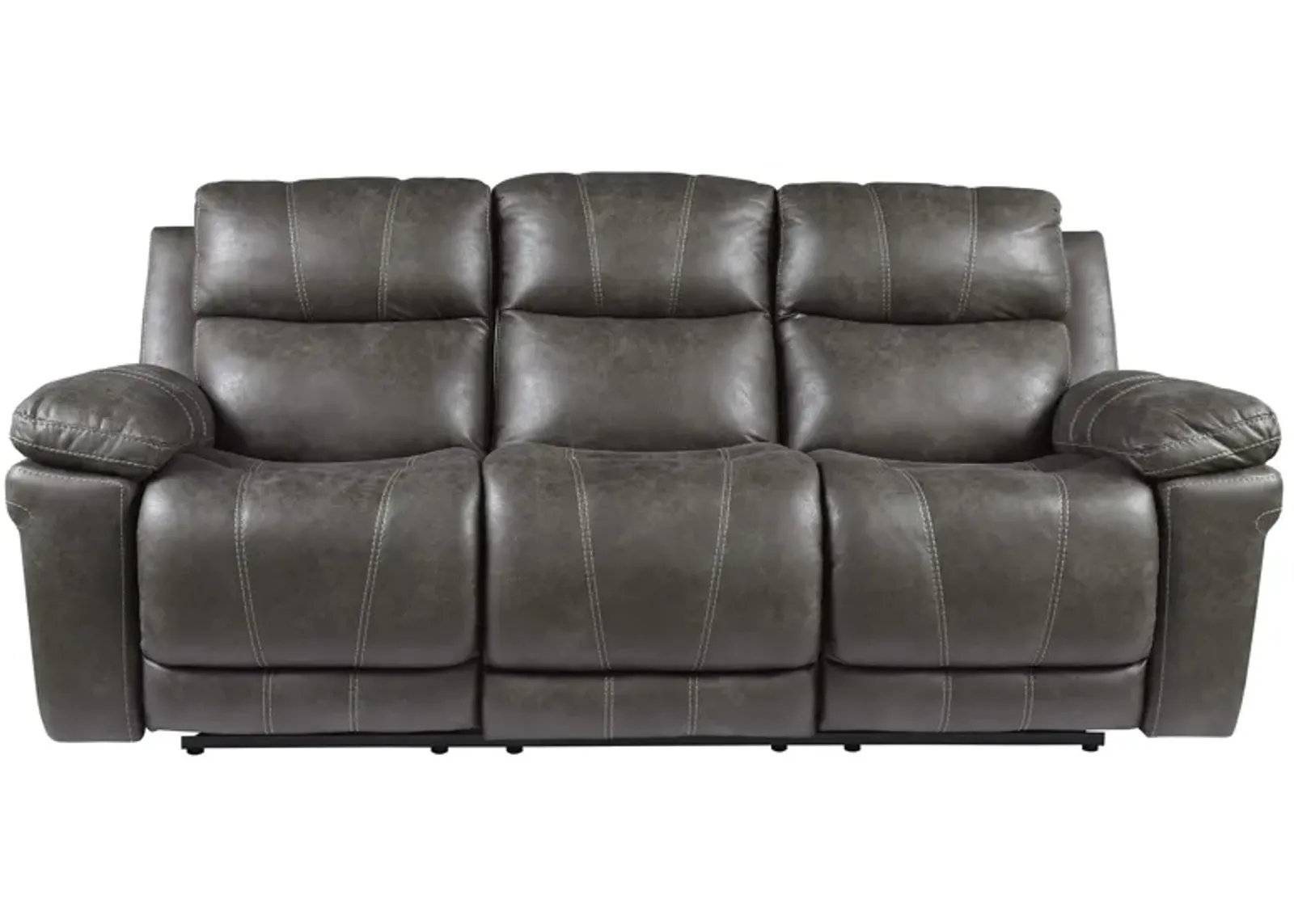 Erlangen Power Reclining Sofa w/ Adjustable Headrests in Midnight by Ashley Furniture