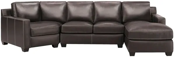 Anaheim Leather 3-pc. Sectional