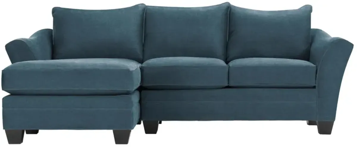 Foresthill 2-pc. Left Hand Chaise Sectional Sofa in Santa Rosa Denim by H.M. Richards