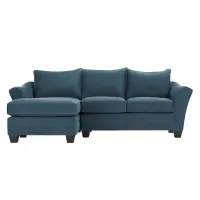 Foresthill 2-pc. Left Hand Chaise Sectional Sofa in Santa Rosa Denim by H.M. Richards