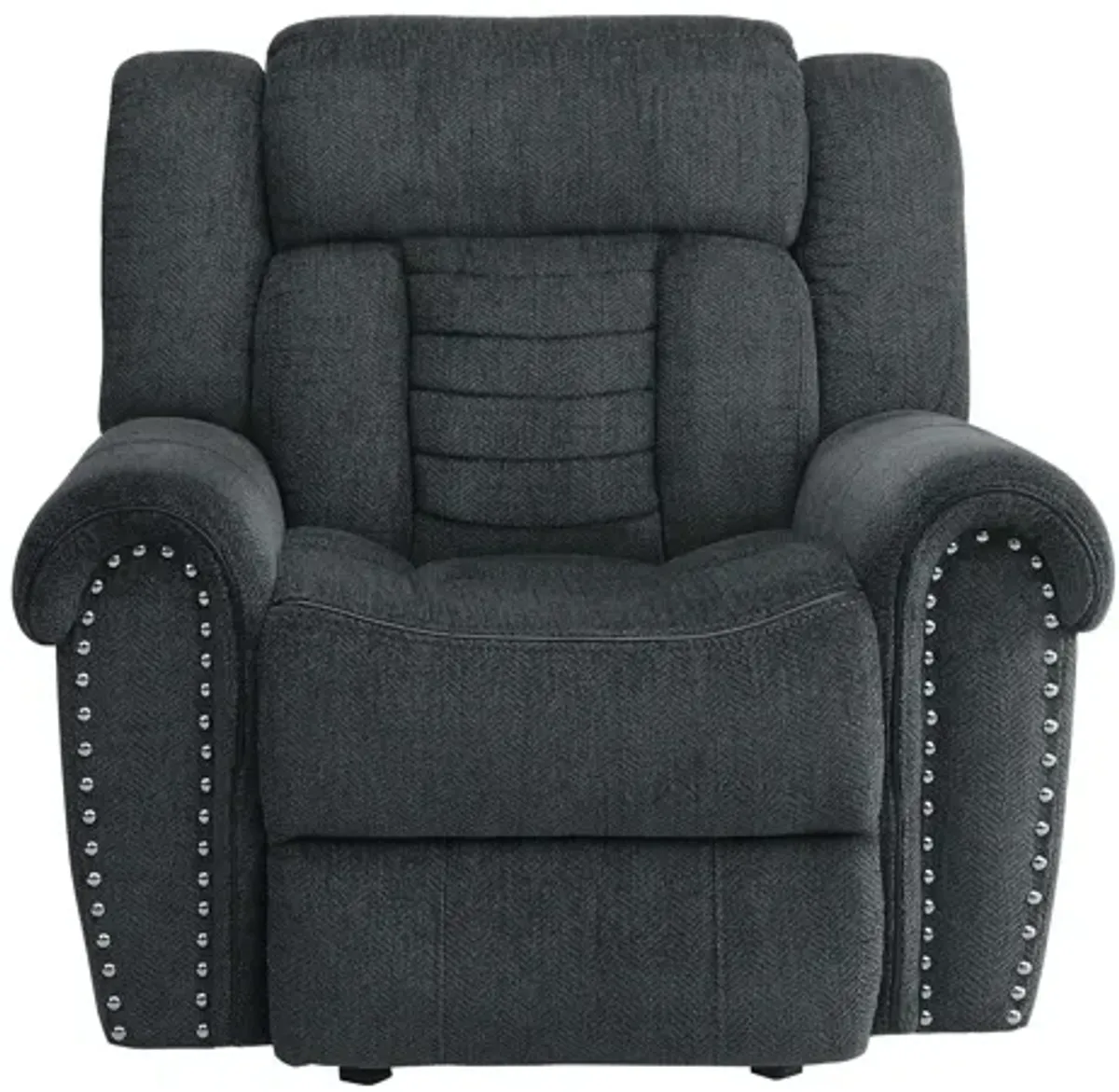 Casella Glider Recliner in Charcoal Gray by Homelegance