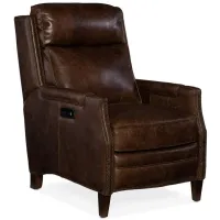 Regale Power Recliner with Power Headrest in Brown by Hooker Furniture
